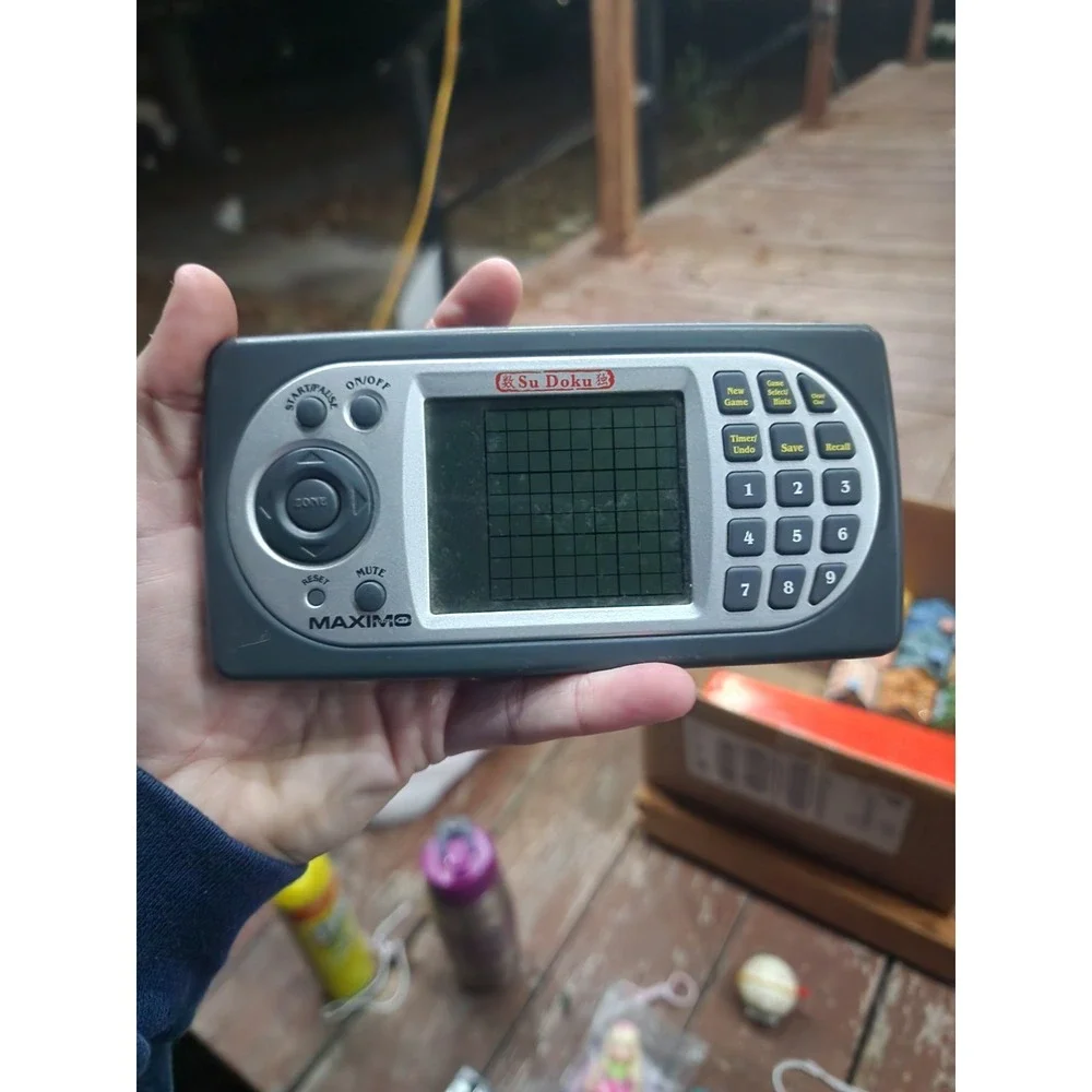 Vintage Maximo‎ Concepts Su Doku Handheld Electronic Game, Tested